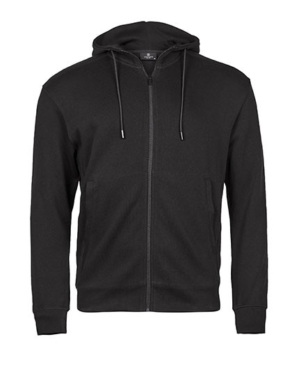 Tee Jays Ribbed Interlock Hooded Full Zip