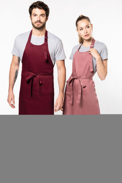 Kariban Schürze aus Baumwollpolyester ohne Tasche