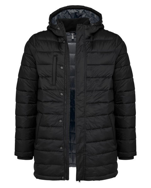 Kariban Leichter Herren-Daunenparka mit Kapuze