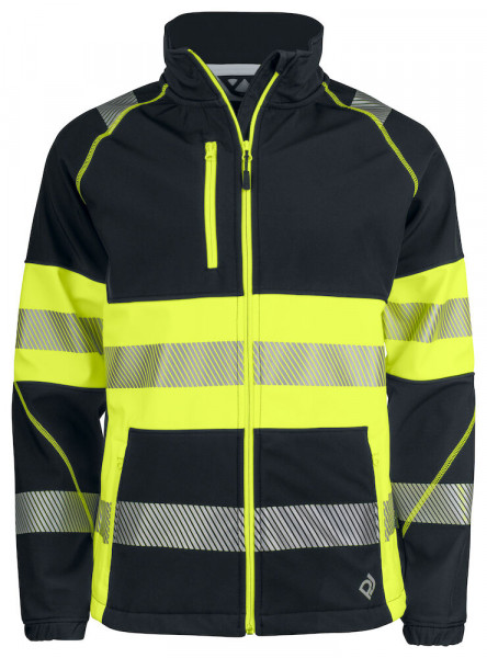 Projob 6443 SOFTSHELL JACKE EN ISO 20471 KLASSE 1