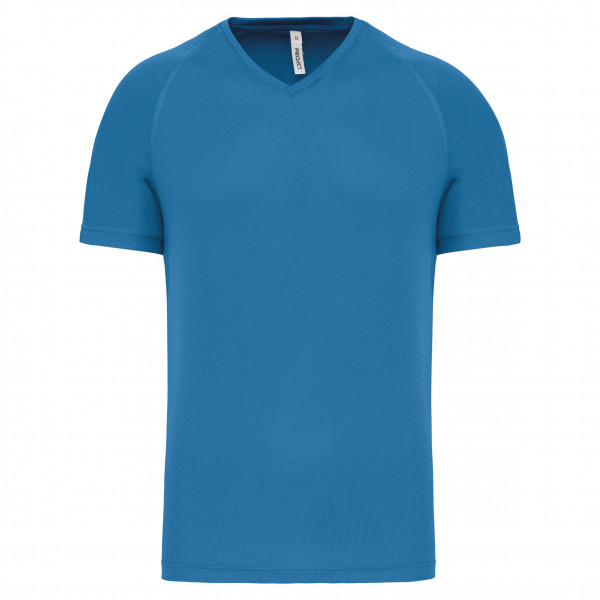 PROACT® Herren Kurzarm-Sportshirt mit V-Ausschnitt