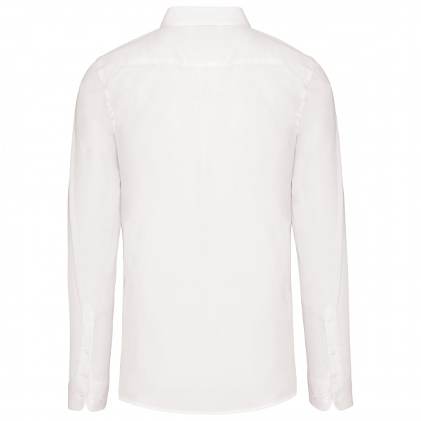 Kariban Langärmeliges Popeline-Herrenhemd