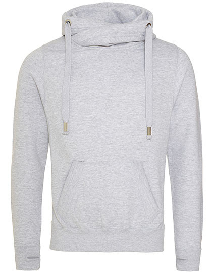 Just Hoods Cross Neck Hoodie