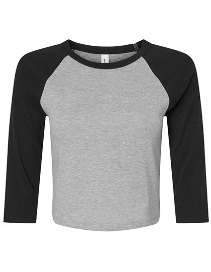 Bella Women´s Micro Rib 3/4 Raglan Baby Tee