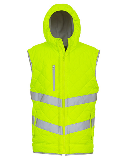 YOKO Hi-Vis Kensington Hooded Gilet