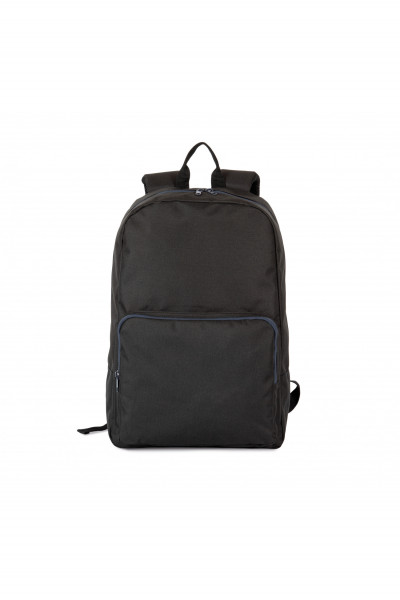 Kimood Rucksack mit kontrastfarbenem Reißverschluss