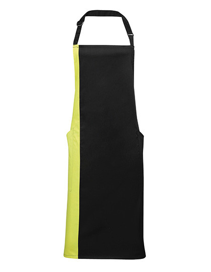 Premier Workwear Colours Collection Contrast Bib Apron