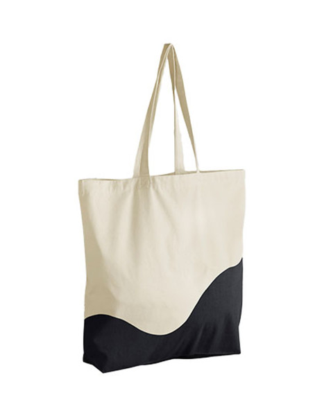 Westford Mill Organic Cotton Wave Print Maxi Bag