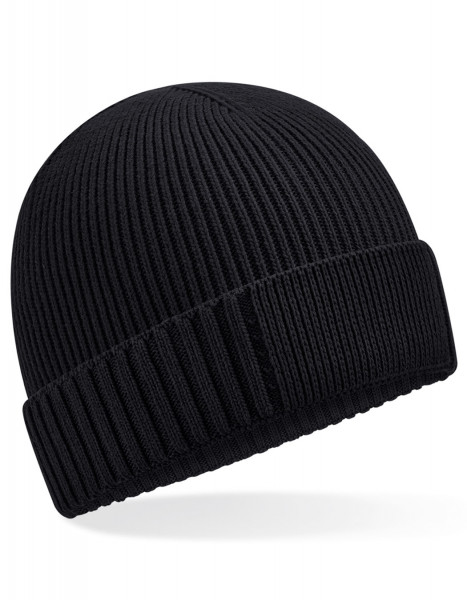 Beechfield Organic Cotton Engineered Patch Beanie