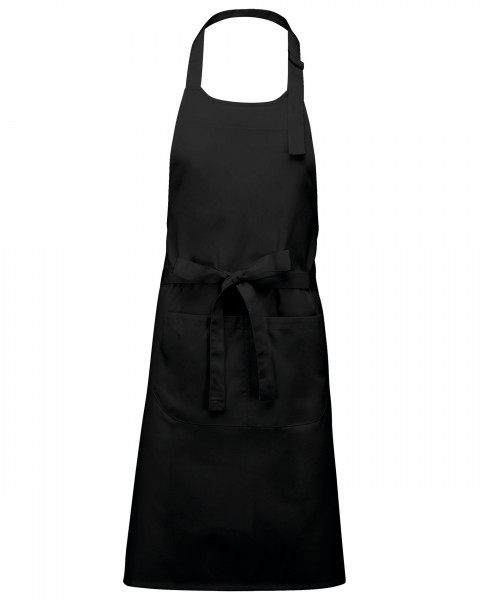 Kariban Bei hohen Temperaturen waschbare Schürze aus Baumwollpolyester