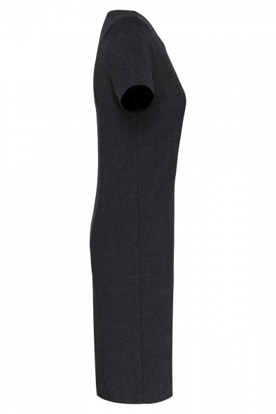 Kariban Kleid mit kurzen Ärmeln