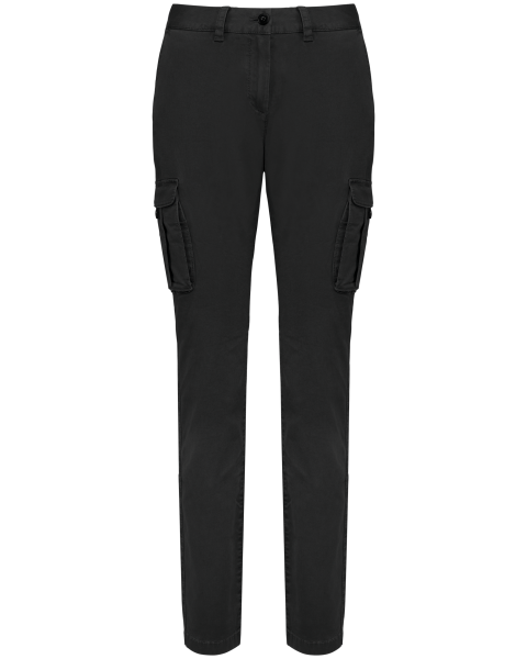 Native Spirit Umweltfreundliche ausgewaschene Cargohose für Damen