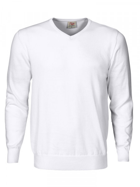 Printer Forehand knitted v-neck