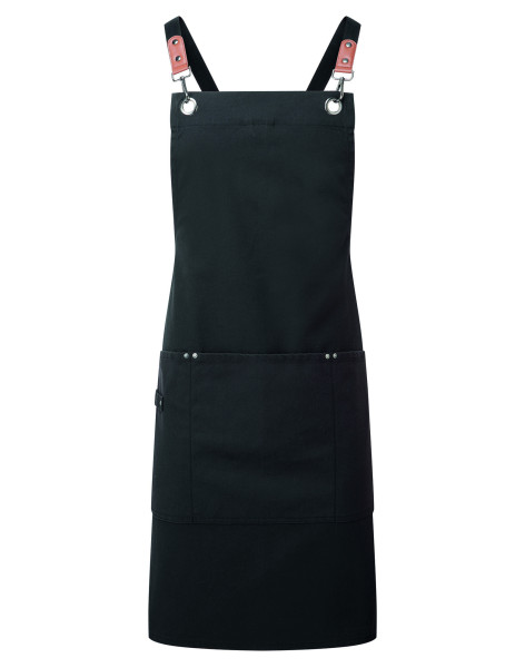 Premier Latzschürze mit gekreuzten Trägern im Rücken CLIP 'N' CLASP