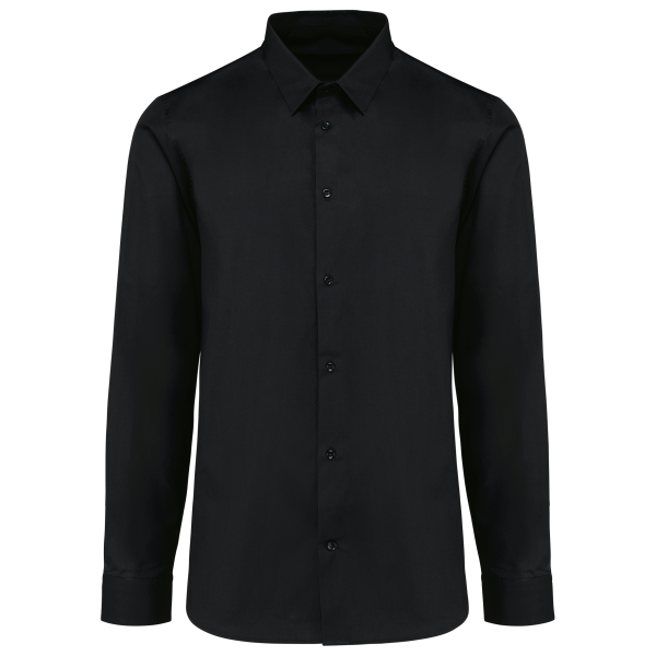 Kariban Premium Popeline-Hemd für Herren mit langen Ärmeln