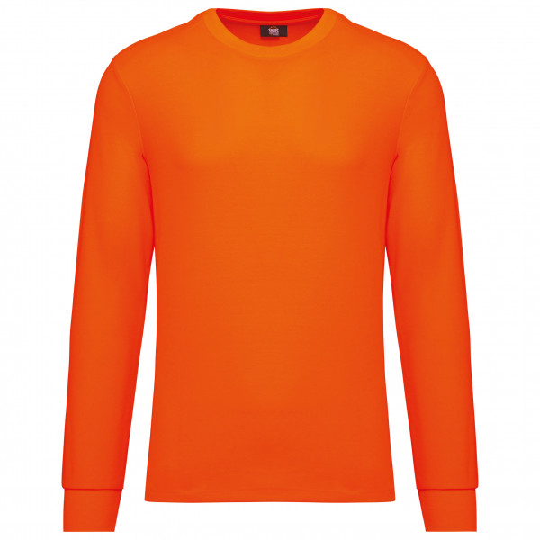 WK. Designed To Work Umweltfreundliches Unisex-T-Shirt mit langen Armen aus Baumwolle/Polyester