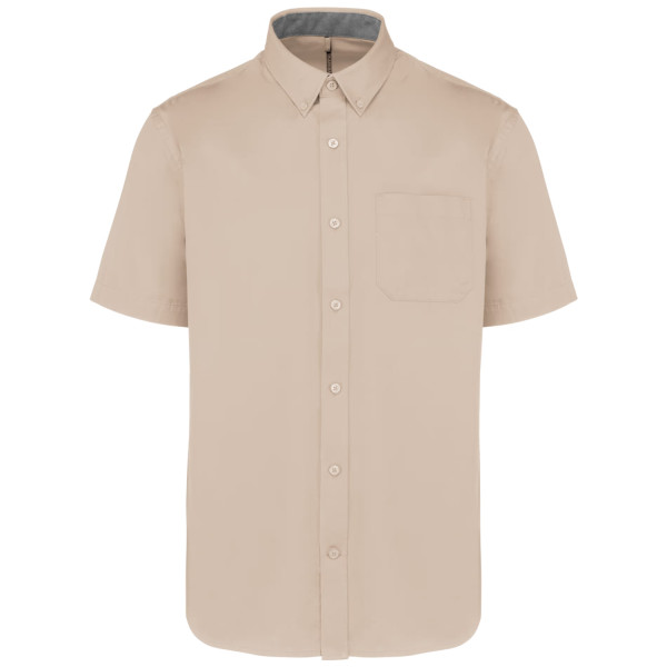 Kariban Kurzarm-Baumwollhemd Ariana III für Herren