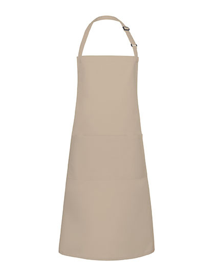 Karlowsky Übergrößen Latzschürze Basic mit Schnalle und Tasche