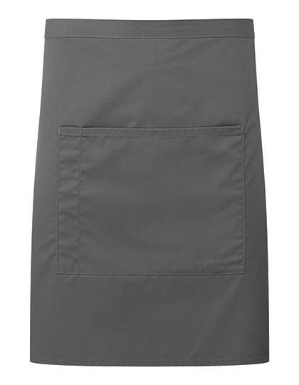 Premier Workwear Colours Mid Length Apron with Pocket
