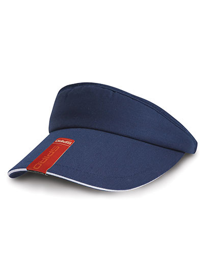 Result Headwear Herringbone Sun Visor With Sandwich Peak