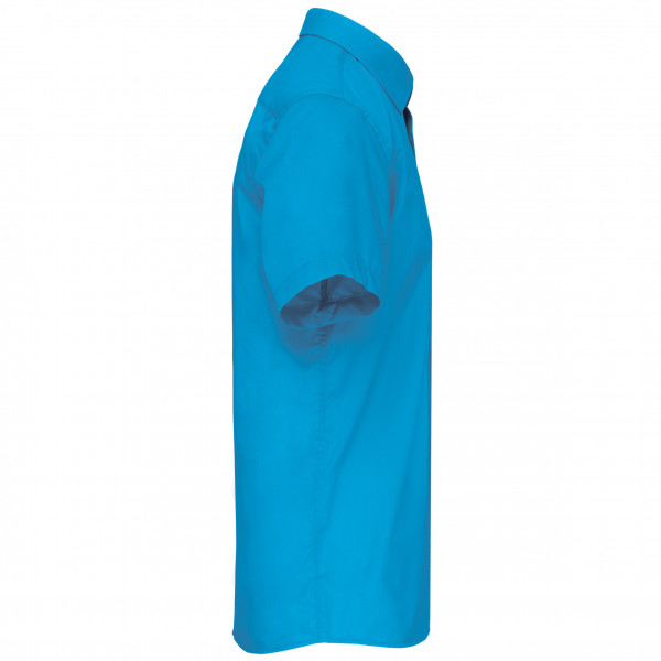 Kariban Popeline Kurzarmhemd Baumwollpolyester pflegeleicht für Herren