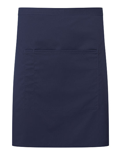Premier Workwear Colours Mid Length Apron with Pocket