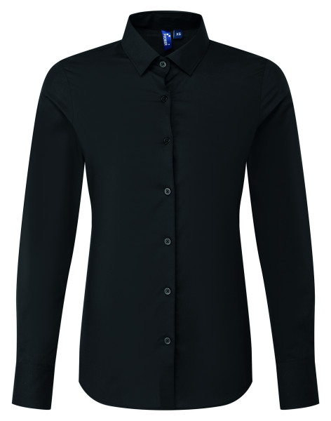 Premier RECYCLIGHT Popeline-Hemd mit langen Ärmeln für Damen