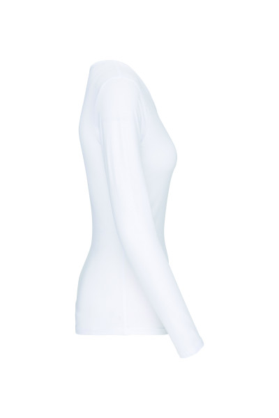 Kariban Damen Langarm-T-Shirt mit Rundhalsausschnitt