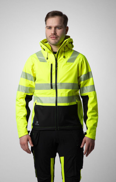 Projob Arbeitsjacke 6416 Shelljacke EN ISO 20471 Klasse 3/2