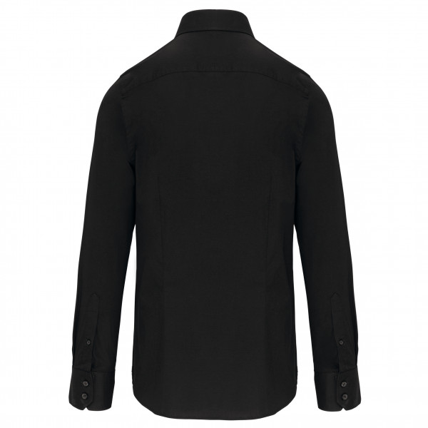 Kariban Herren Stretchhemd Langarm