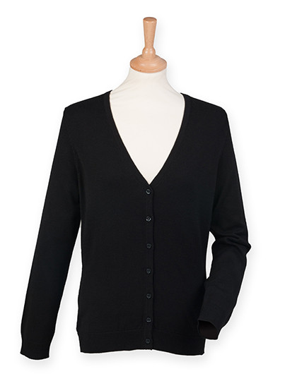 Henbury Ladies´ Lightweight V-Neck Short Cardigan