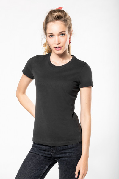 Kariban Kurzarm-Vintage-T-Shirt für Damen