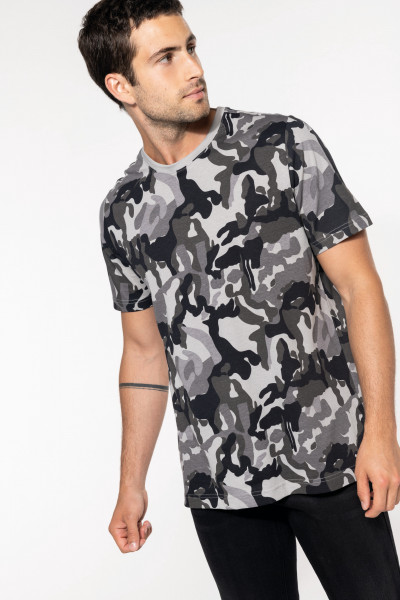 Kariban Kurzarm-T-Shirt Camo