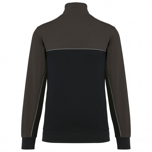 WK. Designed To Work Umweltfreundliches Unisex-Sweatshirt mit Reißverschlusskragen