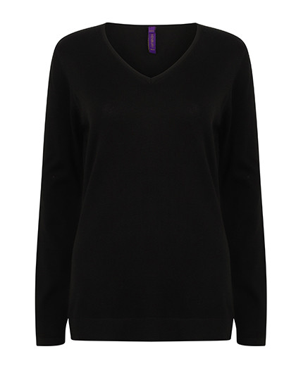 Henbury Ladies´ Lightweight V-Neck Jumper