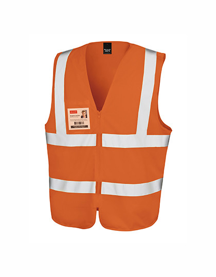 Result Safe-Guard Zip I.D. Safety Tabard