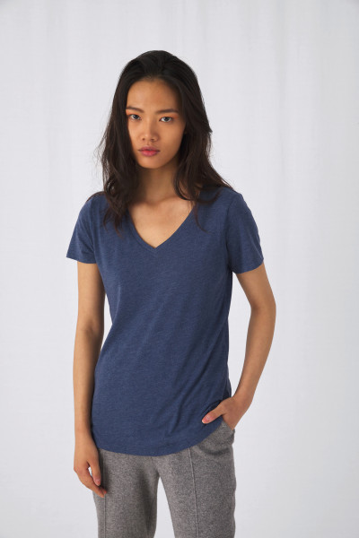 B&amp;C TriBlend V-neck TEE / Woman