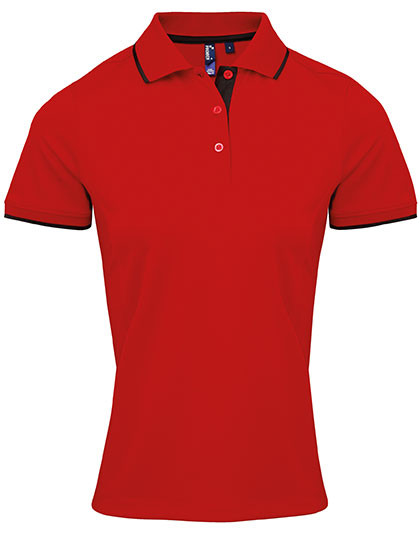 Premier Workwear Women´s Contrast Coolchecker® Polo