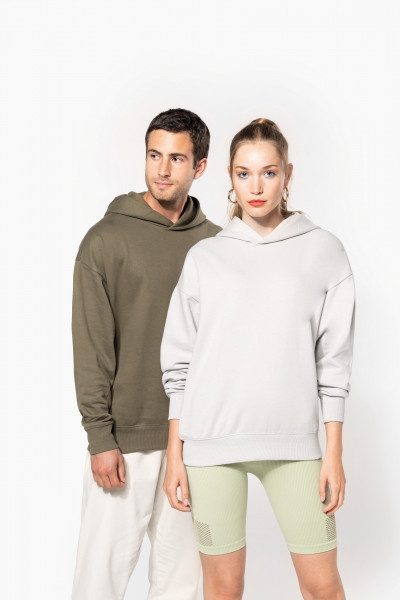 Kariban Kapuzensweatshirt aus Molton, Oversize, Unisex