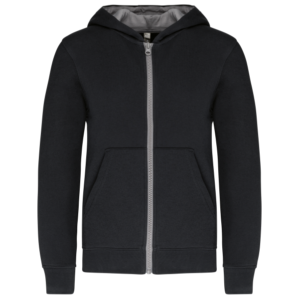 Kariban Kinder KAPUZENSWEATSHIRT mit Reißverschluss
