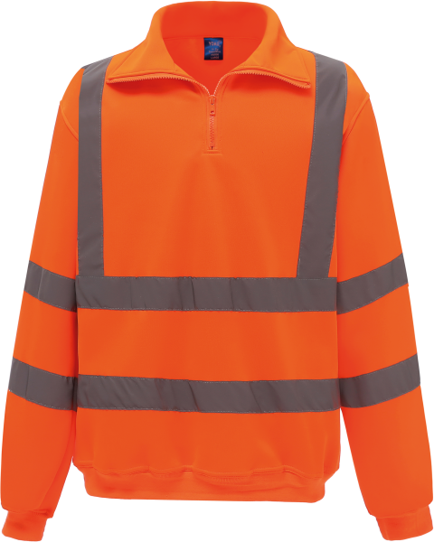 Yoko Hi-Vis 1/4 Zip Sweatshirt