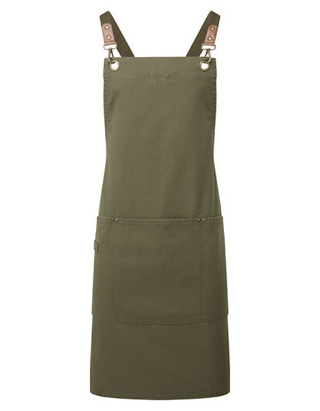 Premier Workwear Clip ‘n’ Clasp Cross-Back Bib Apron