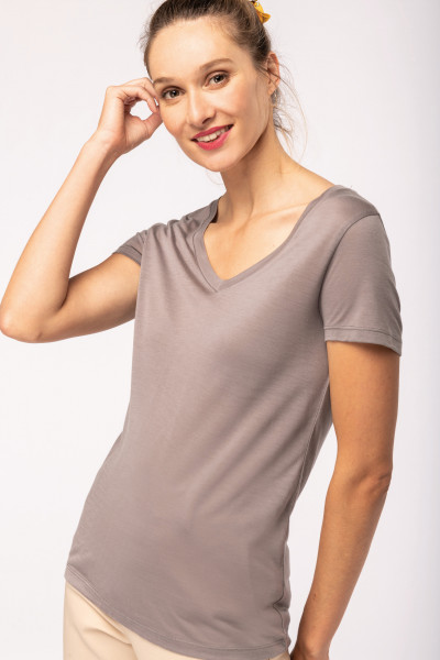 Kariban Damen Lyocell TENCEL?-T-Shirt - 145g