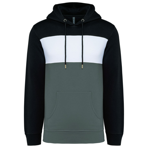 Kariban Dreifarbiges Kapuzensweatshirt, Unisex