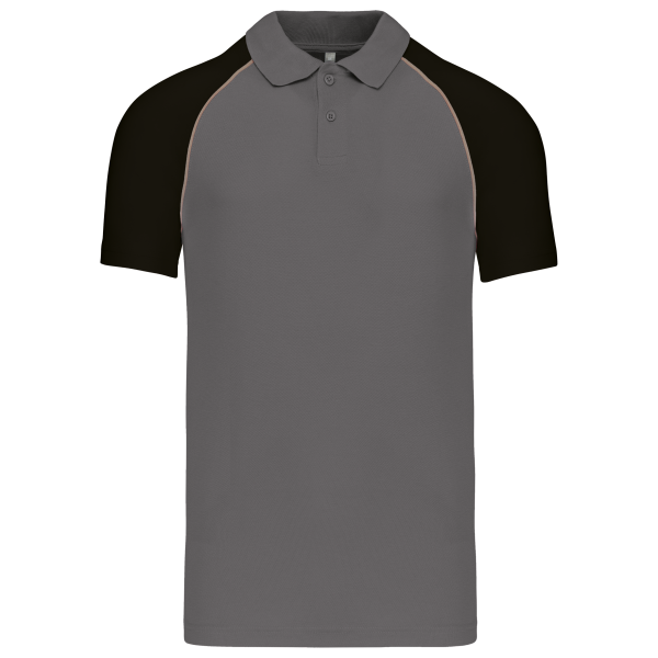 Kariban Baseball > Kurzarm Poloshirt