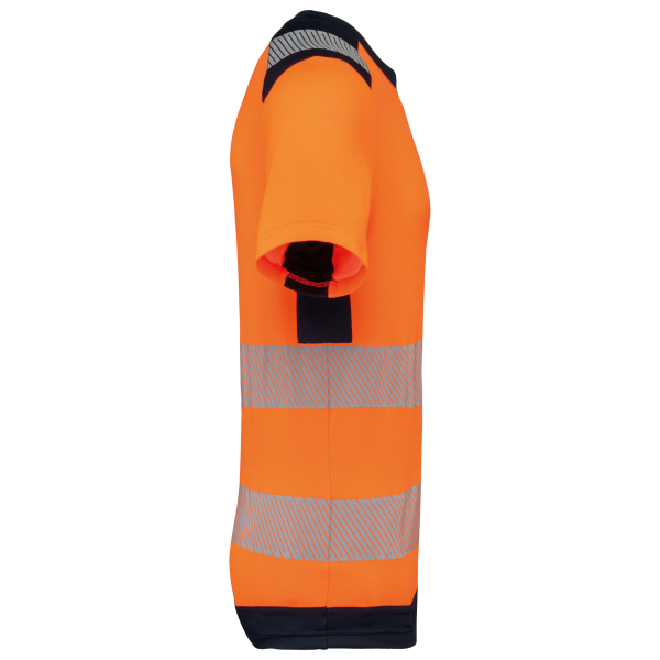 WK. Designed To Work Recyceltes Sicherheits-T-Shirt mit Rundhalsausschnitt und kurzen Ärmeln