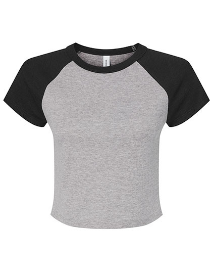 Bella Women´s Micro Rib Raglan Baby Tee