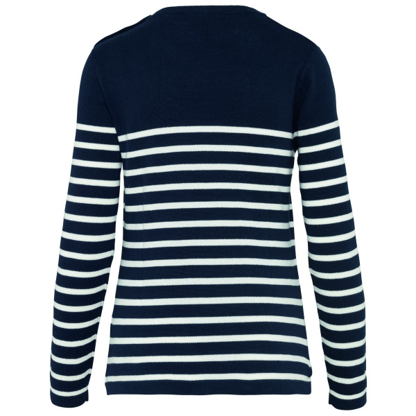Kariban Damenpullover im Marine-Stil