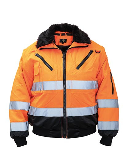Korntex Robust 4-in-1 Hi-Vis Pilot Jacket Oslo