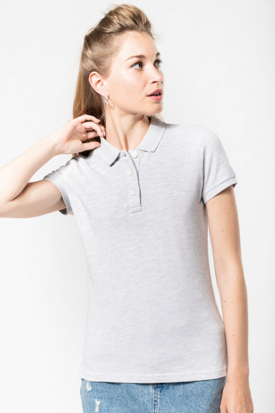 Kariban Kurzarm-Polohemd für Damen im Vintage-Stil